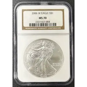 2006 W BURNISHED SILVER EAGLE