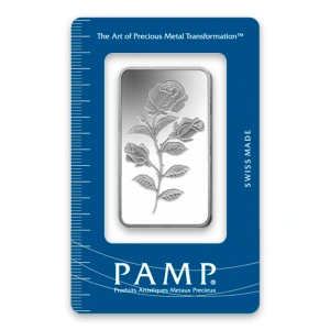 50g PAMP Silver Bar - Rosa (2)