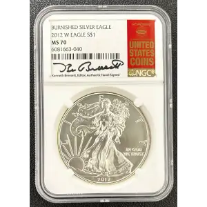 2012 W BURNISHED SILVER EAGLE (3)