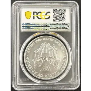 2006 W Burnished Silver Eagle PCGS SP-70 (2)