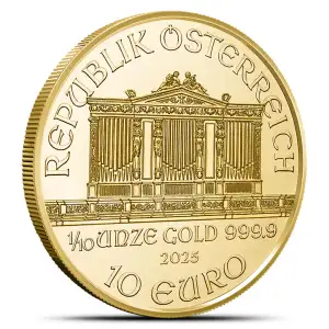 2025 1/10oz Austrian Gold Philharmonic (2)
