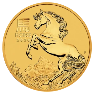 2026 1oz Australian Perth Mint Gold Lunar Series III: Year of the Horse (2)