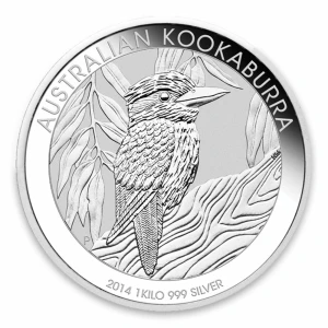 2014 1kg Australian Perth Mint Silver Kookaburra (2)