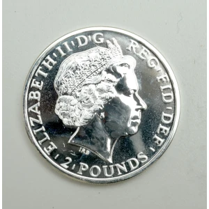 1oz 2014 British Silver Lunar Series: Year of the Horse (2)