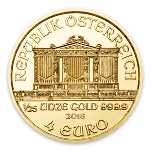 Any Year - 1/25oz Austrian Gold Philharmonic (2)