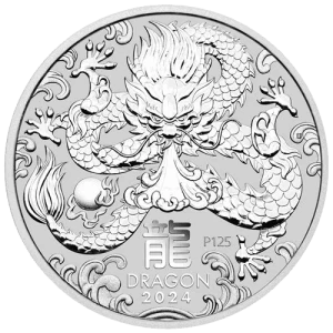 2024 1oz Australian Perth Mint Silver Lunar III: Year of the Dragon (2)