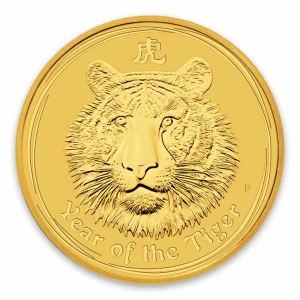 2010 1oz Australian Perth Mint Gold Lunar II: Year of the Tiger (2)