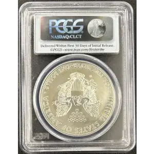 2011 W Burnished Silver Eagle PCGS MS-70