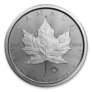 2017 1oz Canadian Platinum Maple Leaf