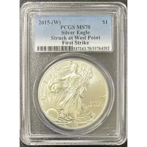 2015-(W) $1 Silver Eagle Struck at West Point First Strike (2)