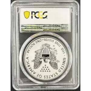 2019-W $1 Silver Eagle Enhanced Rev PR Pride of Two Nations, U.S. Set FDI U.S. Mint Release