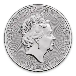 2021 Britain 1 oz Platinum Queen's Beasts The Lion of Mortimer (2)
