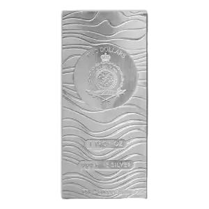 2022 Niue 1oz Silver $2 Star Wars: Mandalorian Beskar Bar (2)