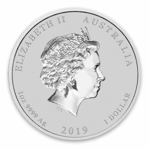 2019 1oz Australian Perth Mint Silver Lunar: Year of the Pig (2)