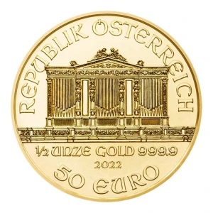 2022 1/2oz Austrian Gold Philharmonic (2)