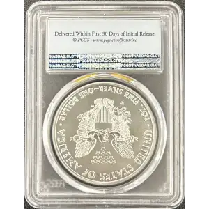 2017 W Burnished Silver Eagle PCGS SP-70 FIRST STRIKE