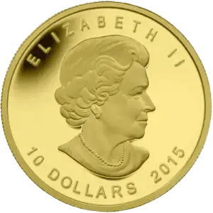 2015 1/4 oz Canadian Gold Polar Bear & Cub (2)