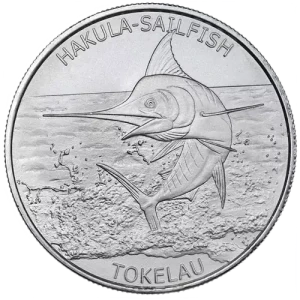 2016 1 oz Tokelau Silver Sailfish Coin (BU) (2)