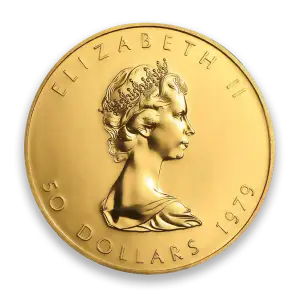 1oz Canadian Gold Maple Leaf - 999 (1979-82)