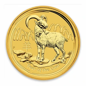 2015 2oz Australian Perth Mint Gold Lunar II: Year of the Goat (2)