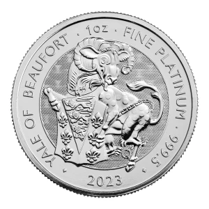 2023 1oz The Royal Tudor Beast : Yale of Beaufort (2)
