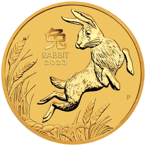 2023 1/2oz Australian Perth Mint Gold Lunar III: Year of the Rabbit (2)