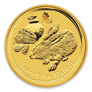 2011 2oz Australian Perth Mint Gold Lunar II: Year of the Rabbit (2)