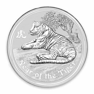 2010 1/2oz Australian Perth Mint Silver Lunar II: Year of the Tiger (2)