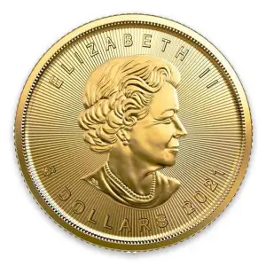 2021 1/10oz Canadian Gold Maple Leaf