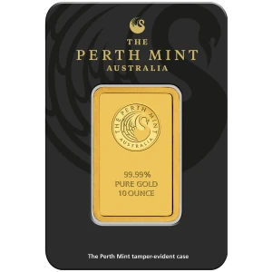 10oz Australian Perth Mint Gold bar - Minted (2)