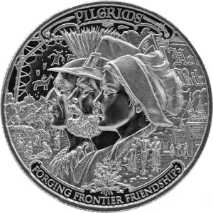 2020 Frontiers 1 oz Silver Round - Pilgrims (2)