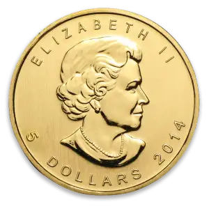 Any Year 1/10oz Canadian Gold Maple Leaf