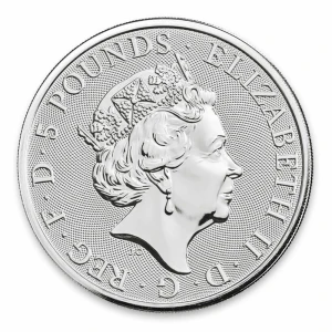 2021 2oz Silver Britain Queen's Beast: The White Greyhound (2)