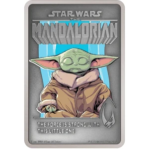 2022 1oz The Mandalorian - Grogu Silver Poster Coin (2)