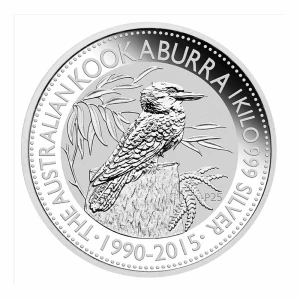 2015 1kg Australian Perth Mint Silver Kookaburra (2)