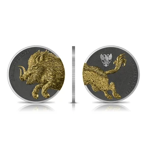 2025 2 X 1 oz Germania Beasts - Gullinbursti Geminus Silver Coin (2)