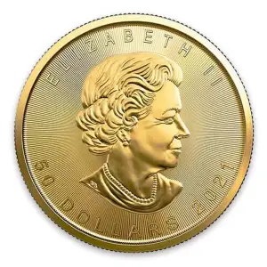 2021 1oz Canadian Gold Maple Leaf
