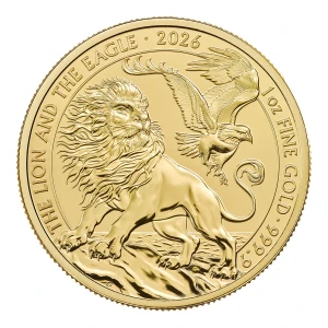 2026 1 oz The Lion and the Eagle Gold Coin (2)