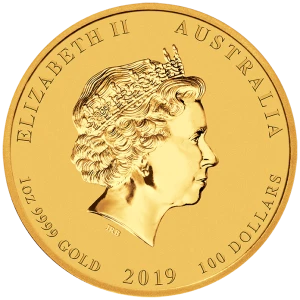 2019 1oz Australian Perth Mint Year of the Boar AU Coin (2)