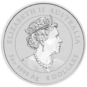 2023 5oz Australian Perth Mint Silver Lunar III: Year of the Rabbit (2)