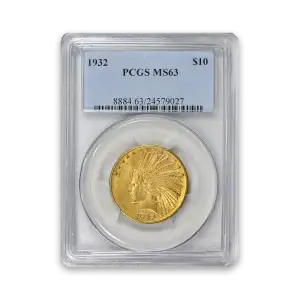 Indian $10 (1907 - 1933) - PCGS - MS63