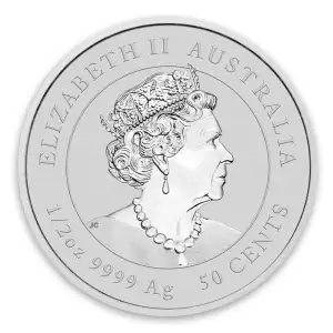 2021 1/2 oz Perth Mint Lunar Series: Year of the Ox Silver Coin (2)