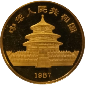 1987 1/2oz Chinese Gold Panda (2)