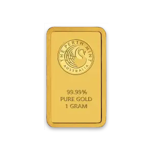1 g Gold  Perth Mint Gold Bar (2)