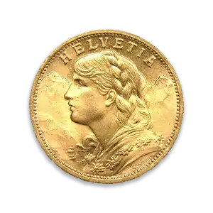 Any Year Gold Swiss 20 Franc (2)