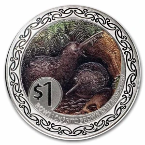 1 oz Silver Proof Rowi Kiwi - 2025 (2)