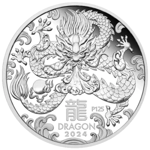 2024 1/2oz Australian Perth Mint Silver Lunar III: Year of the Dragon (2)