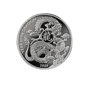 2024 1 oz Asahi Silver Round - Dragon (2)