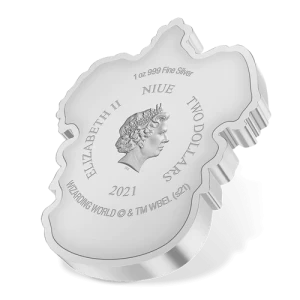 HARRY POTTER- 2021 1oz Gryffindor Crest Silver Coin (2)
