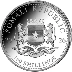 2026 1 oz Somalia Silver Elephant Coin (2)